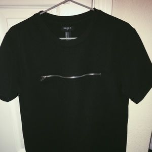 Zipper T-shirt